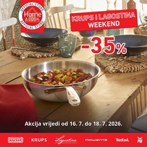 KRUPS I LAGOSTINA WEEKEND u Home&Cook